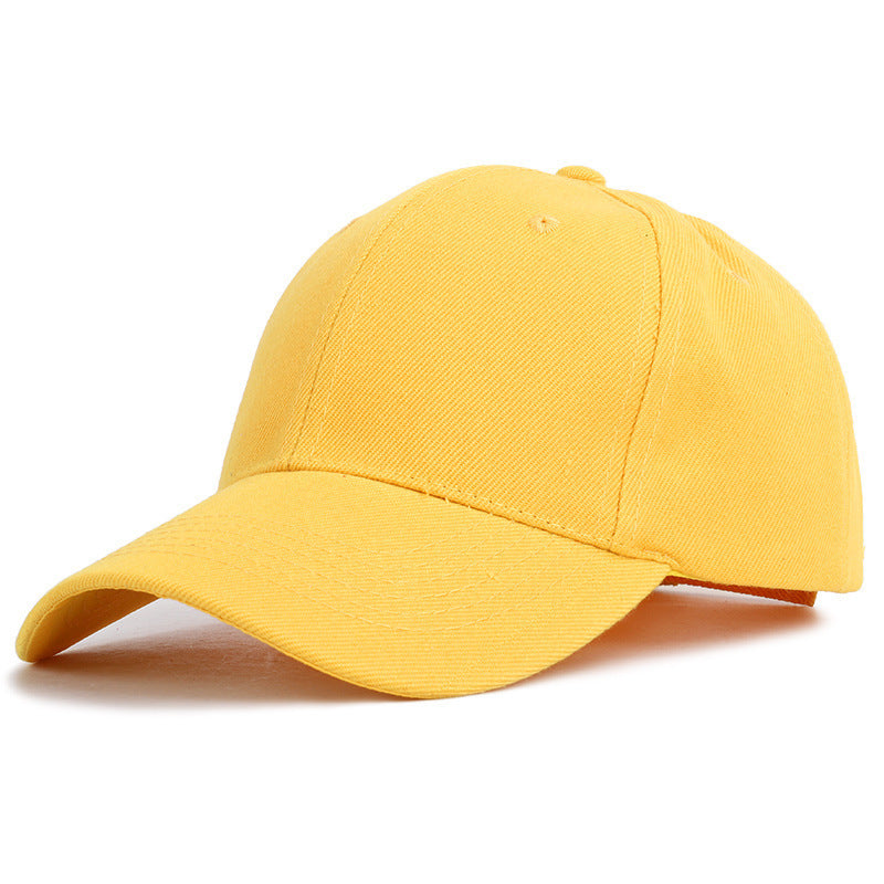 Candy Color Outdoor Casual Solid Color Peaked Baseball Cap